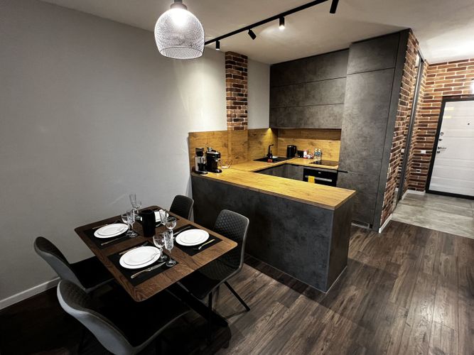 Фото 5: Квартира посуточно — Апартаменты Loft Vibes с биокамином на проспекте Дзержинского