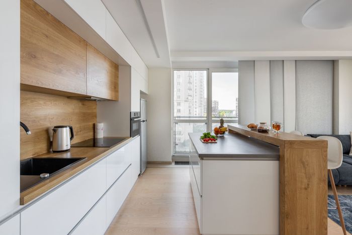 Фото 2: Квартира посуточно — Апартаменты 52 м² в ЖК «Маяк Минска» с видом на Национальную библиотеку